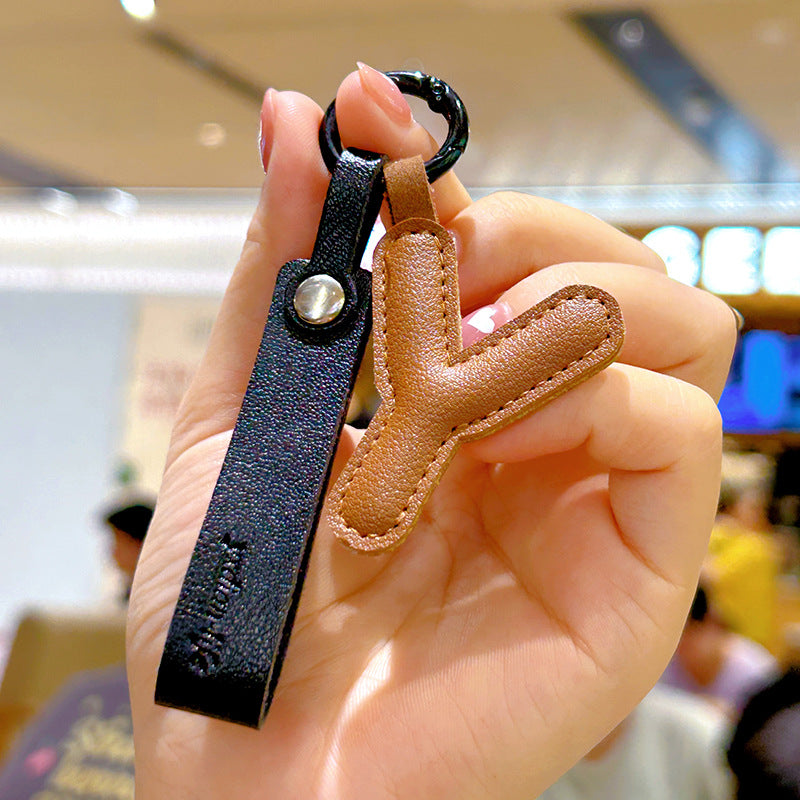 Wholesale Leather Keychains With English Letters